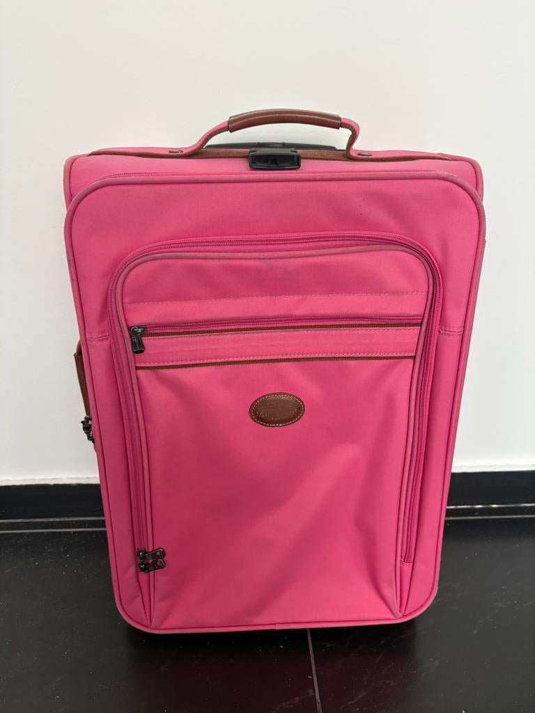 Valise Longchamp vintage, Enlèvement ou Envoi, Utilisé, Moins de 50 cm, Roulettes