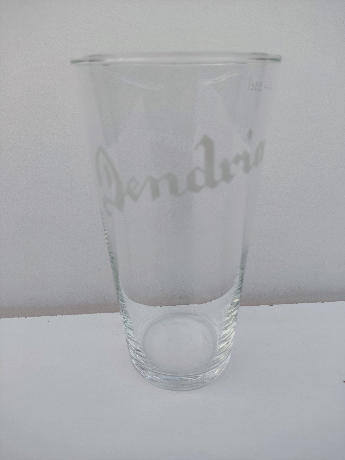 Oud bierglas Dendria, Ophalen