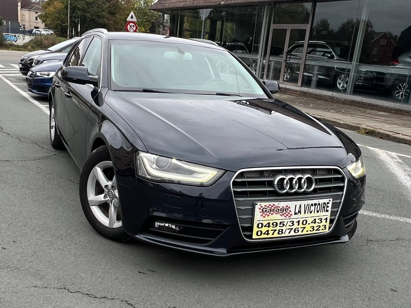 Audi A4 break 2.0 TDi 2014année 158000km 100kw 0032478767323, Euro 5, Zwart, 4 cilinders, Blauw
