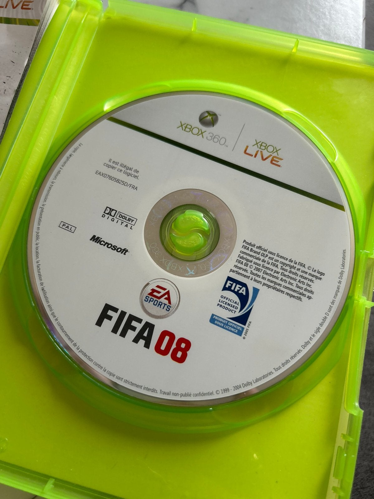 Spel: FIFA 2008, Xbox 360, Games en Spelcomputers, Online, Gebruikt, 2 spelers, Ophalen of Verzenden