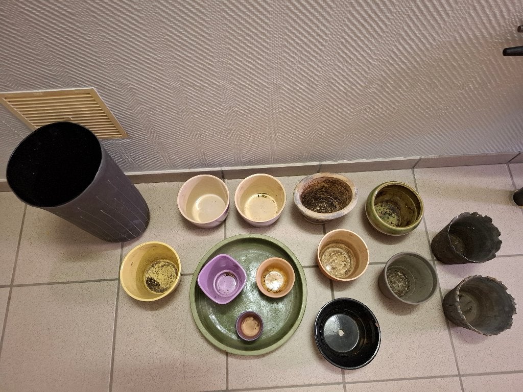 Bloempotten, Tuin en Terras, Ophalen, Gebruikt, Aardewerk