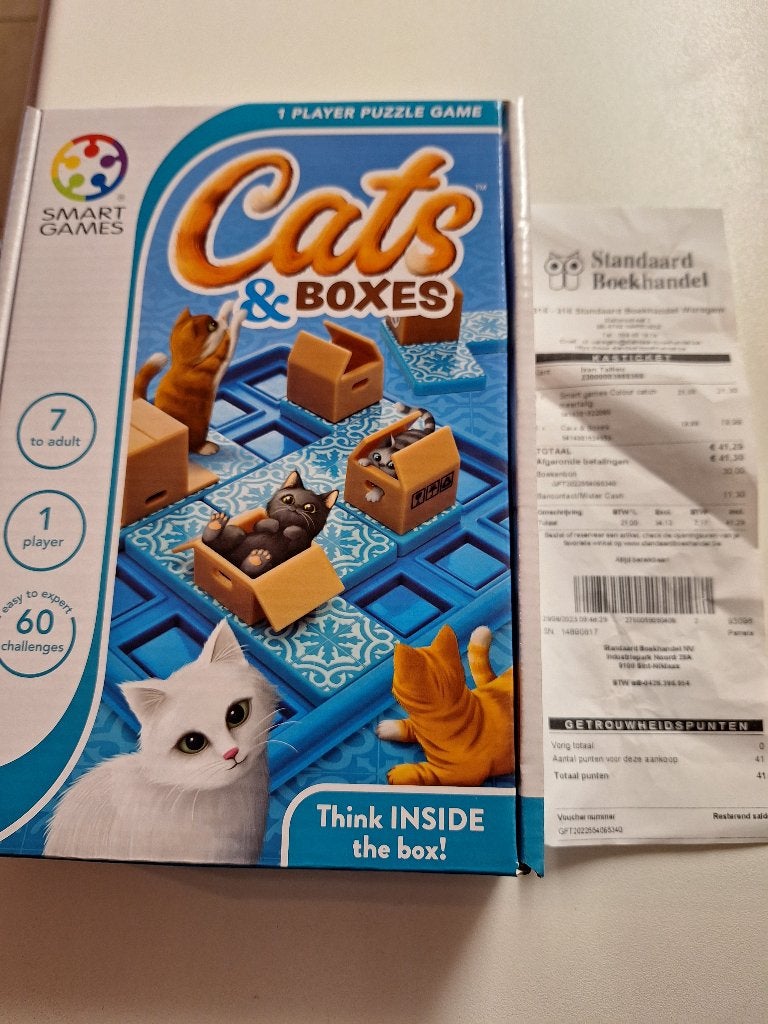 cadeautip, Smart Games, Cats&Boxes, nieuw, Ophalen, Nieuw, Jongen of Meisje