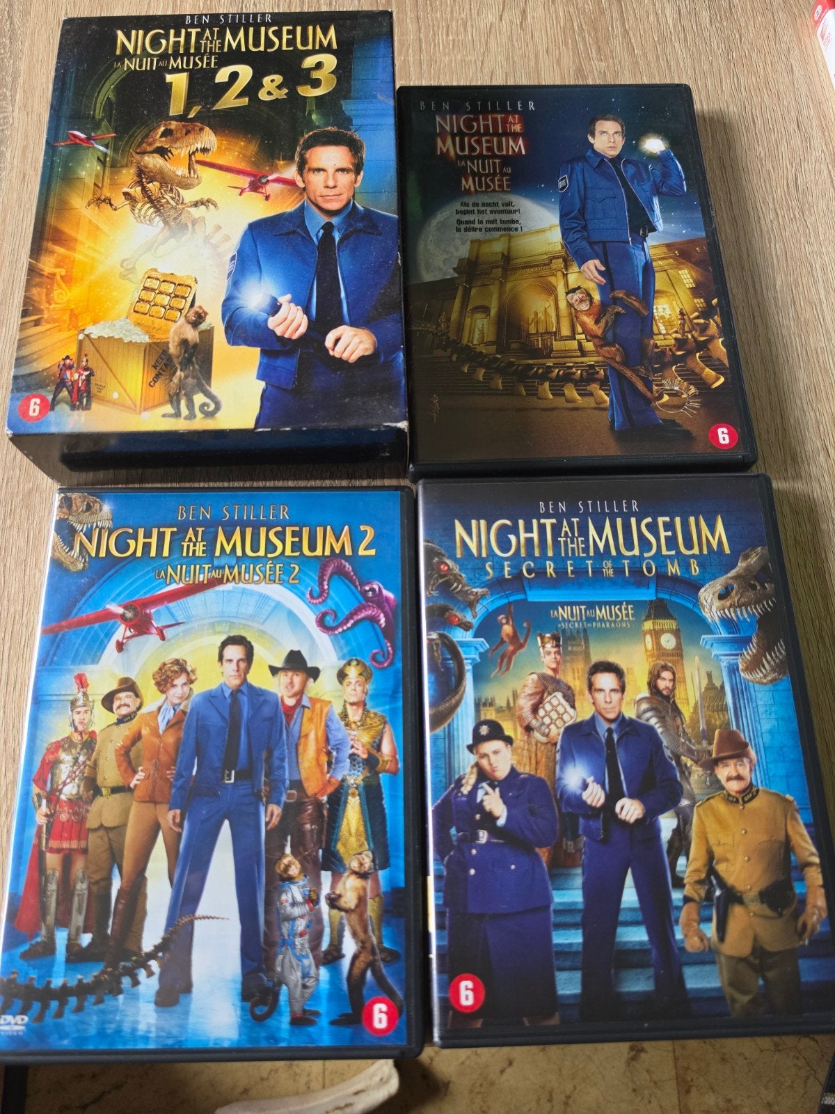 dvd box night at the museum 1,2 & 3, Ophalen of Verzenden