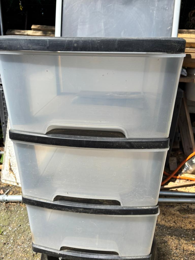 Plastic opbergkastje 37x40x90, Huis en Inrichting, Kasten | Ladekasten, Ophalen, Zo goed als nieuw, 3 of 4 laden, Minder dan 100 cm