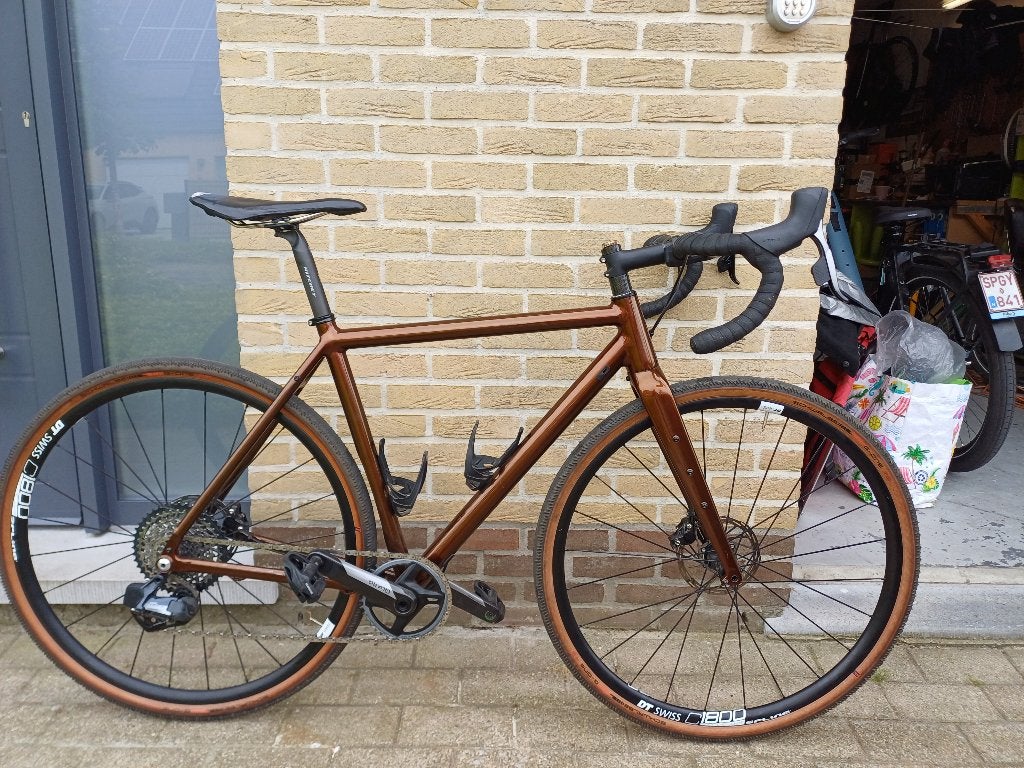 Custom made gravelbike, Fietsen en Brommers, Ophalen, 24 inch of meer, Aluminium, Zo goed als nieuw