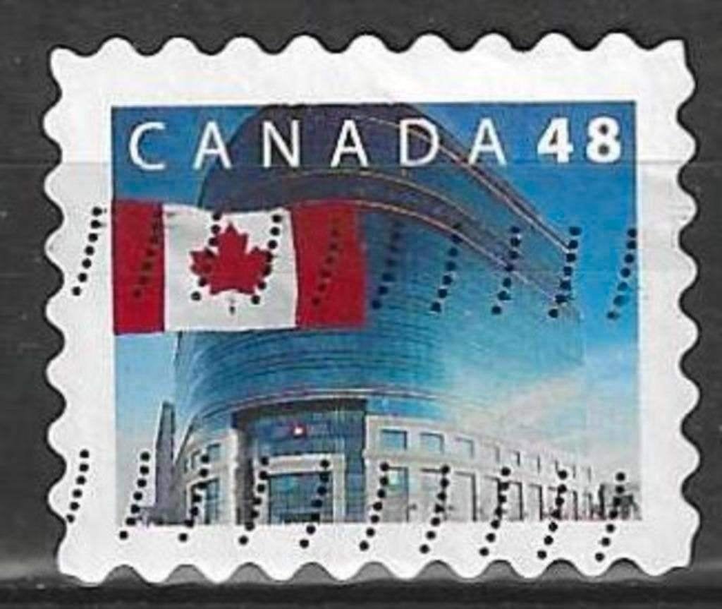 Canada 2002 - Yvert 1906 - Nationale Canadese vlag (ST), Postzegels en Munten, Verzenden, Gestempeld
