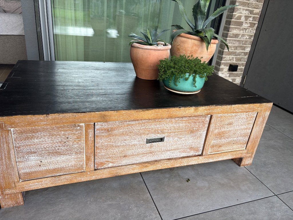 Salontafel, Huis en Inrichting, Ophalen, Gebruikt, 100 tot 150 cm, 50 tot 100 cm
