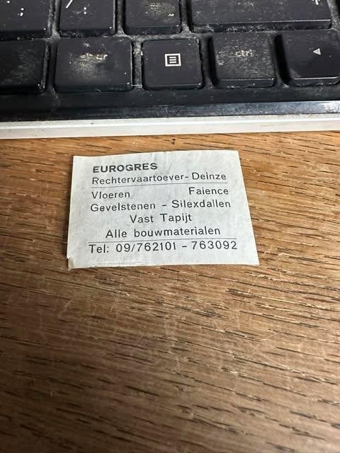 luciferdoos etiket label Eurogres Deinze, Eurogres, Boîtes ou marques d'allumettes, Enlèvement ou Envoi, Info@eurogrs.de