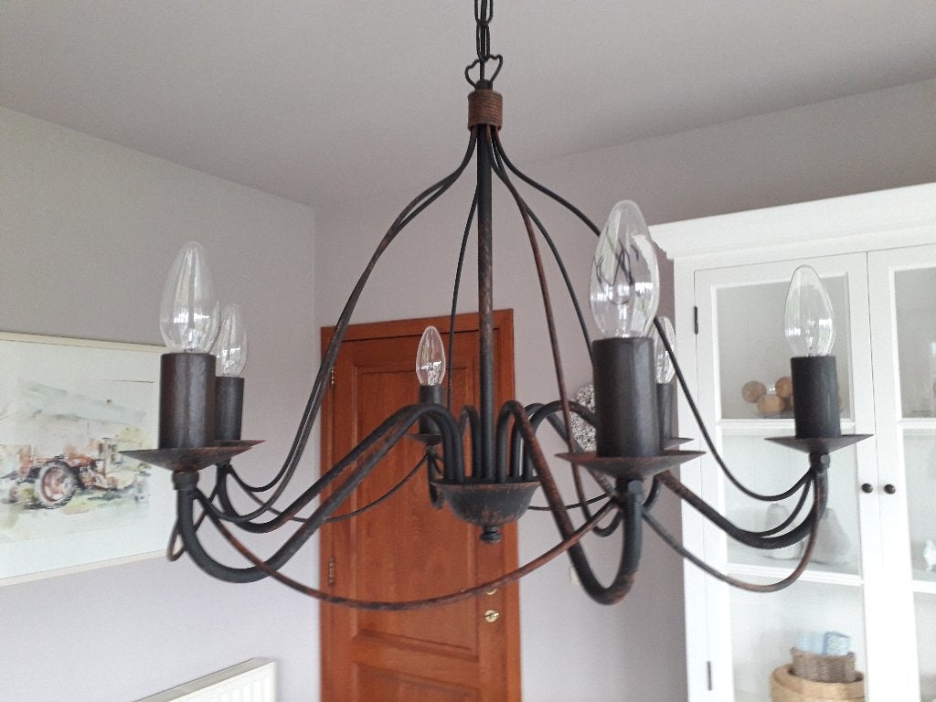 kroonluchter met kapjes, Ophalen, Klassiek, Nieuw, Overige fittingen