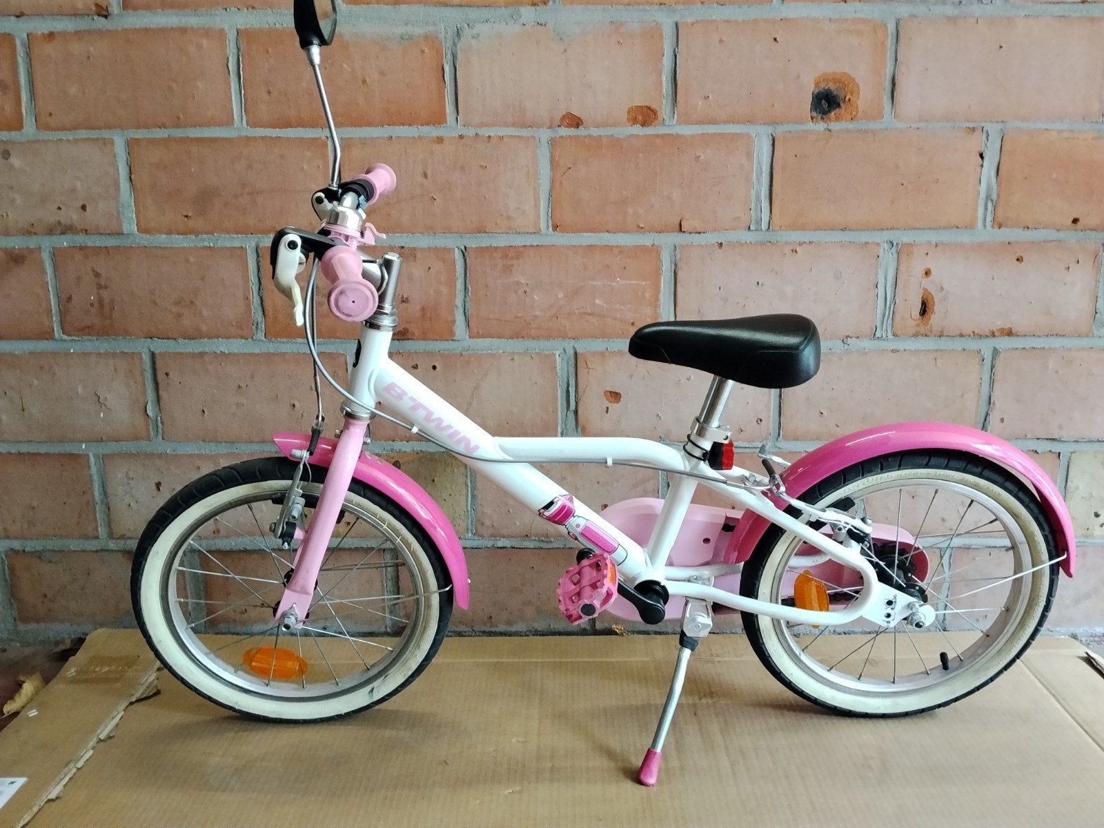 kinderfiets meisjesfiets, Fietsen en Brommers, Ophalen, Zijwieltjes