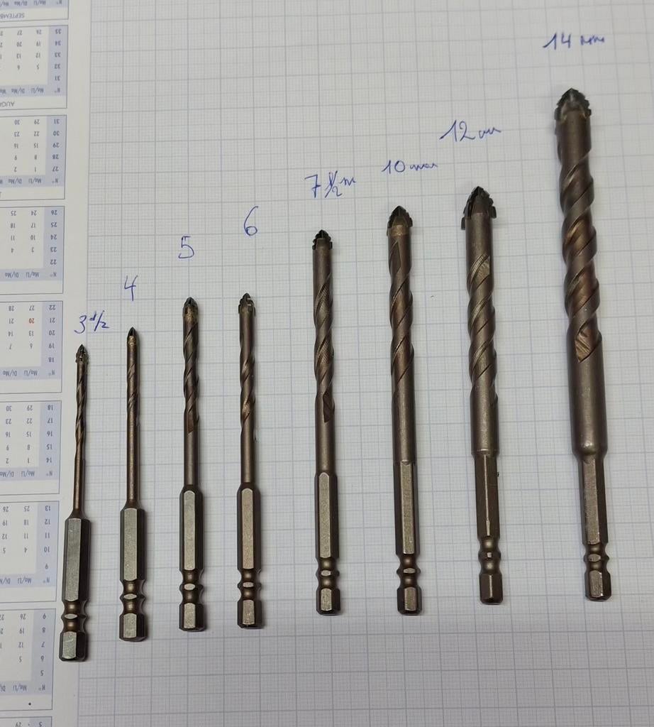 twee Setten Drill boren, Doe-het-zelf en Bouw, Ophalen, Nieuw