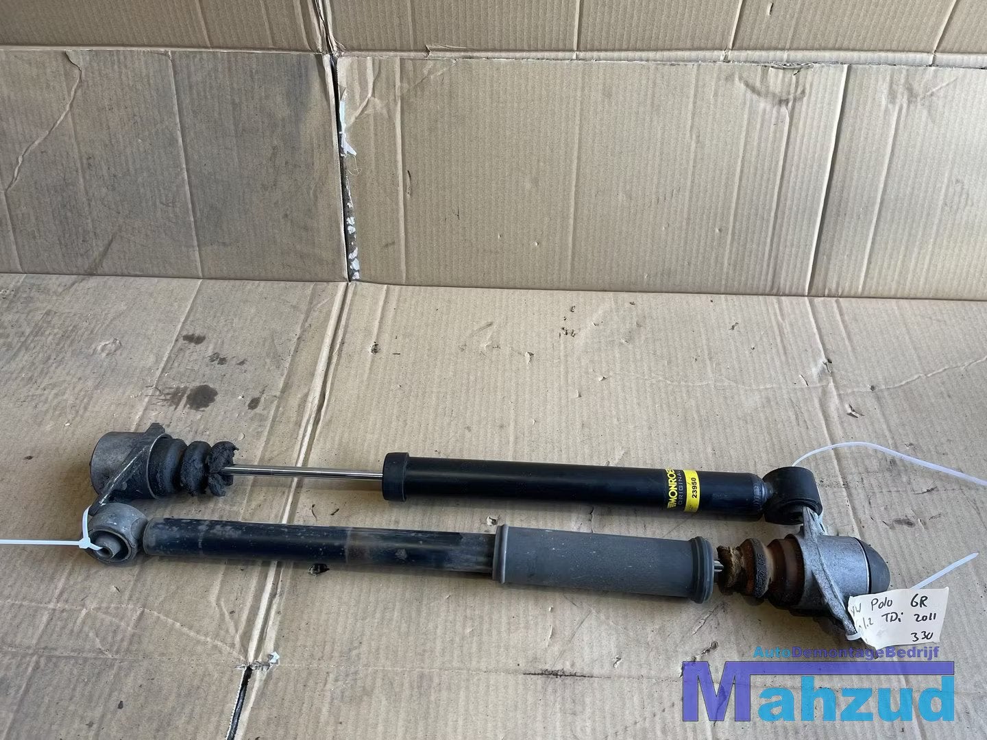 VW POLO 6R Schokdemper achter links rechts set 2009-2017, Auto-onderdelen, Gebruikt, Volkswagen, Volkswagen AG, Vw@volkswagen.de