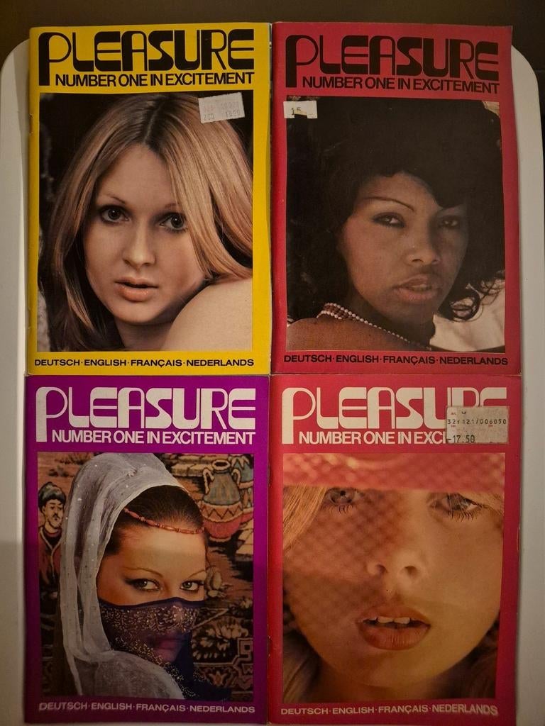 Lot de 4 magazines Pleasure pour passionnés, Enlèvement ou Envoi