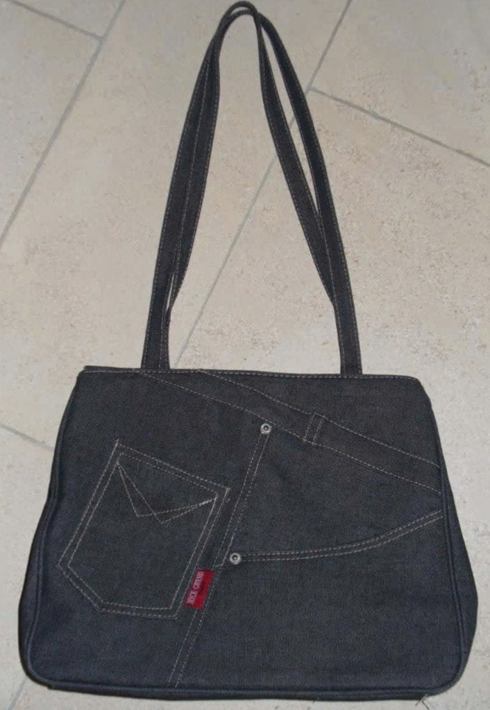 Jeans schouders, Ophalen of Verzenden, Zo goed als nieuw, Blauw, Shopper