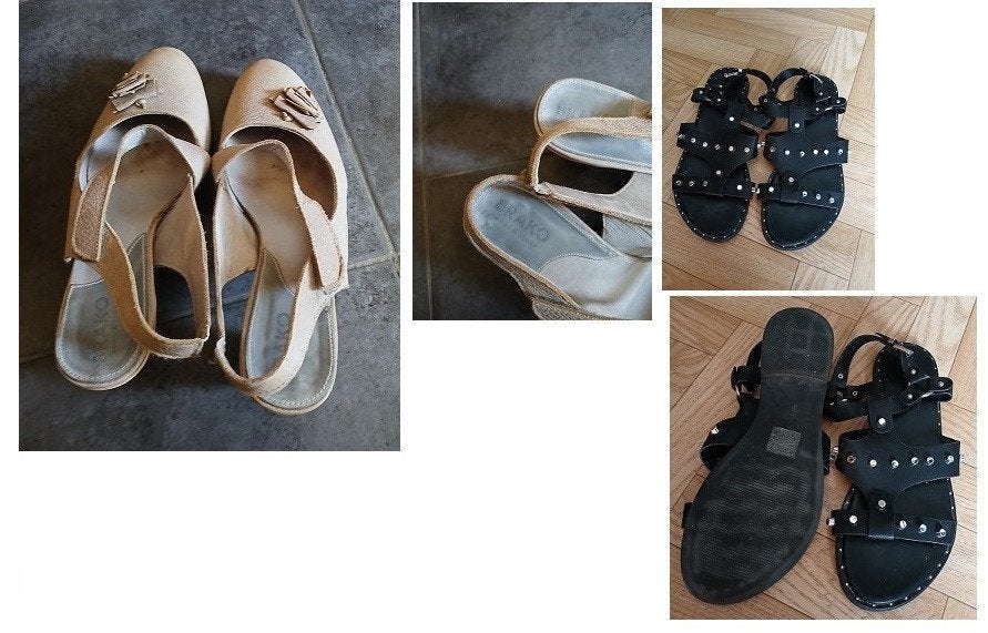 verrschillende dames sandalen, Kleding | Dames, Ophalen of Verzenden, Gedragen