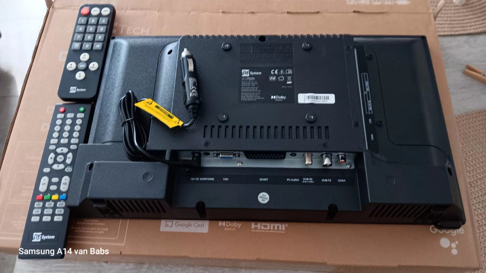 TV 12 volt voor mobilhome of caravan., Ophalen