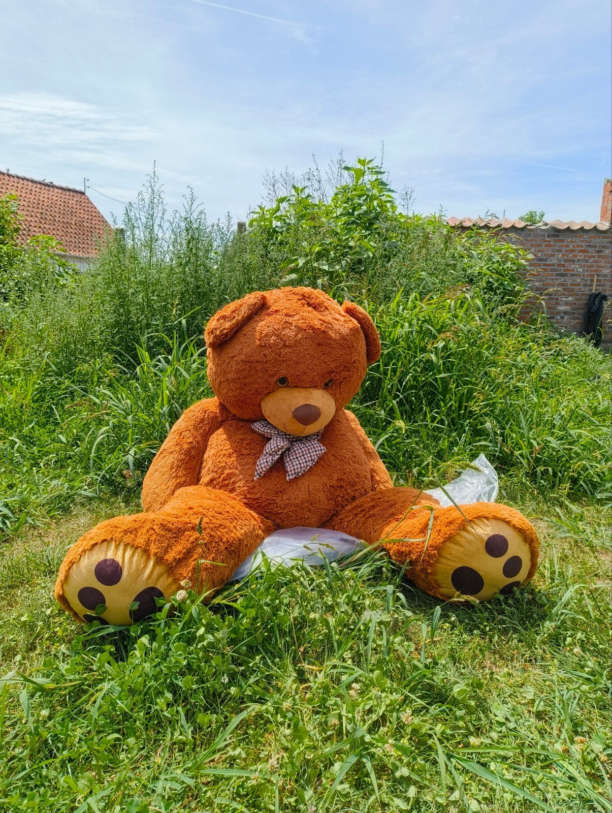 Teddybeer XXL Monzana, Verzamelen, Beren en Cherished Teddies, Ophalen, Zo goed als nieuw, Stoffen beer, Overige merken