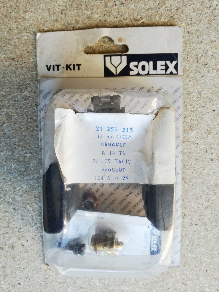 PEUGEOT 104S, ZS - Naald/vlotterset - NIEUW, Ophalen of Verzenden, Nieuw, Oldtimer onderdelen