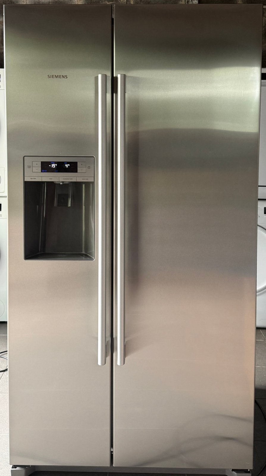 Siemens Amerikaanse koelkast – water- & ijsdispenser, Elektronische apparatuur, Ophalen of Verzenden, Zo goed als nieuw