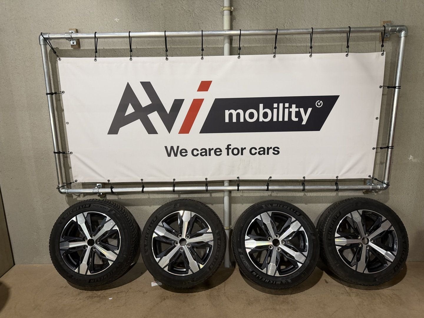 Complete winterset Peugeot 3008 en 5008 225/55R18, Pneus et Jantes, Pneus hiver, -, Véhicule de tourisme