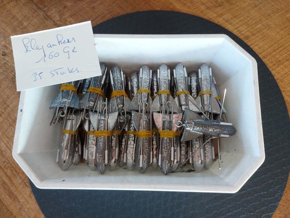 35 klapankers  160 gr, Watersport en Boten, Ophalen, Nieuw, Dobber of Lood