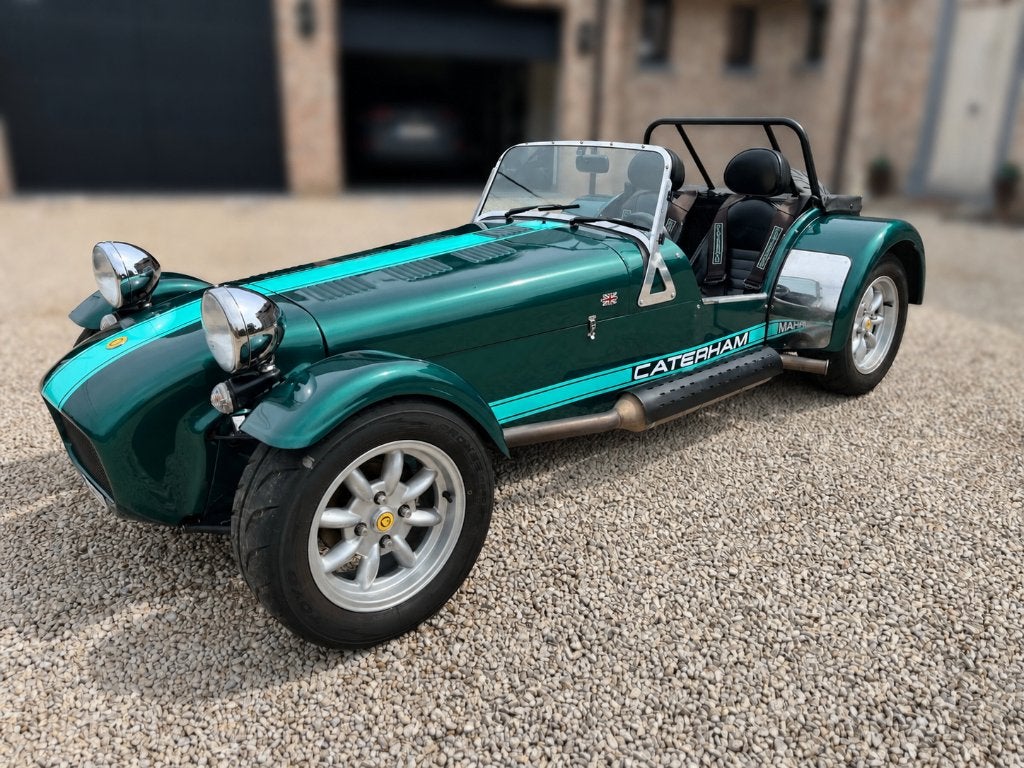Caterham Super 7, Auto's, Overige Auto's, Particulier, Lederen bekleding, Lichtmetalen velgen, Metaalkleur, Benzine, Cabriolet