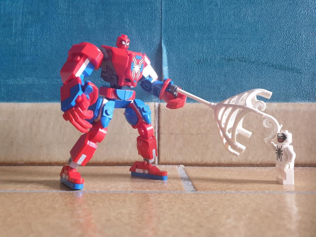 legoMarvel #76308 Spider-Man mech vs. Anti-Venom, Ophalen, Compleet, Marvel, Lego