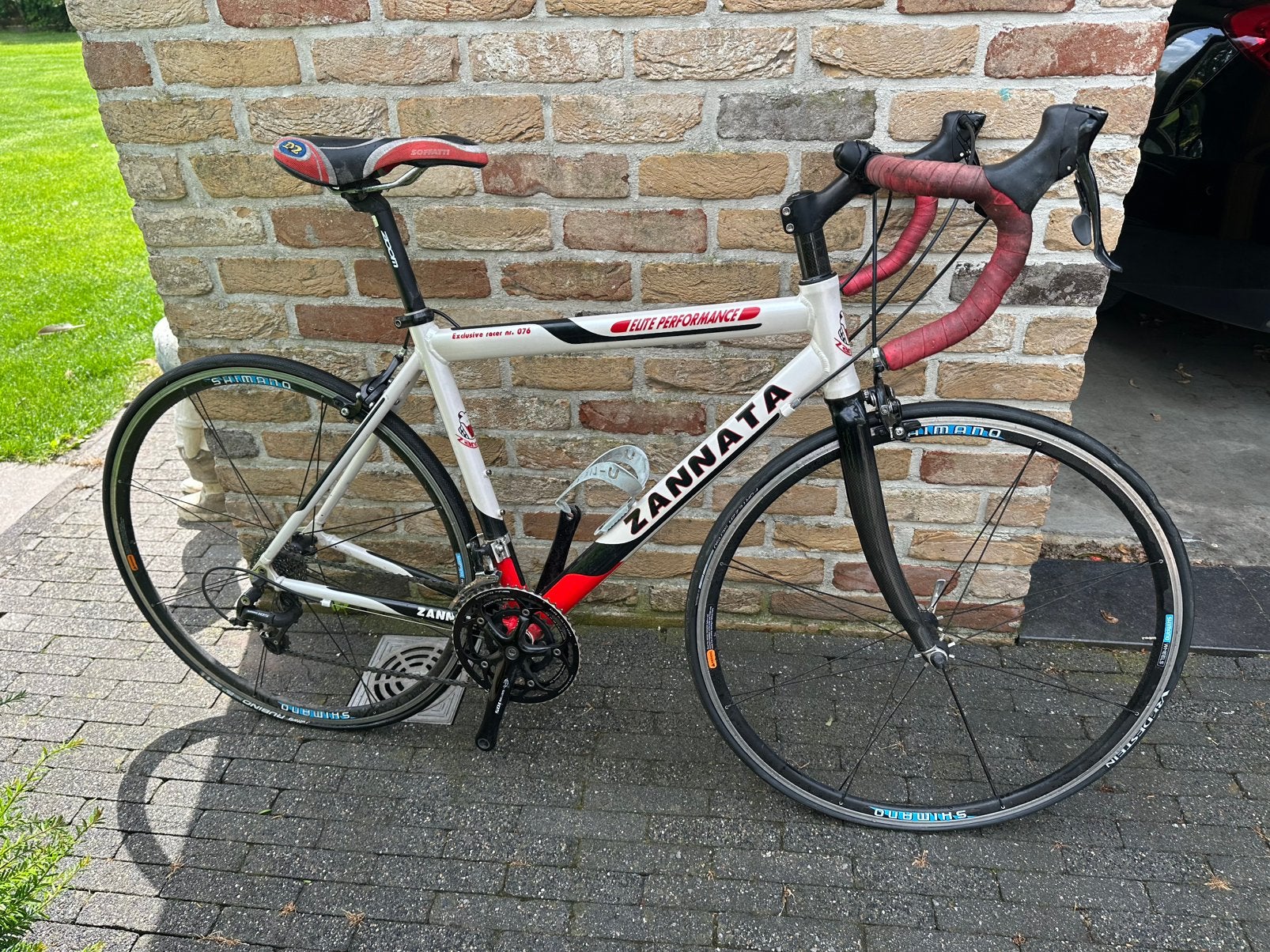 zannata elite maat 51 limited edition, Gebruikt, 10 tot 15 versnellingen, Velgrem, Aluminium