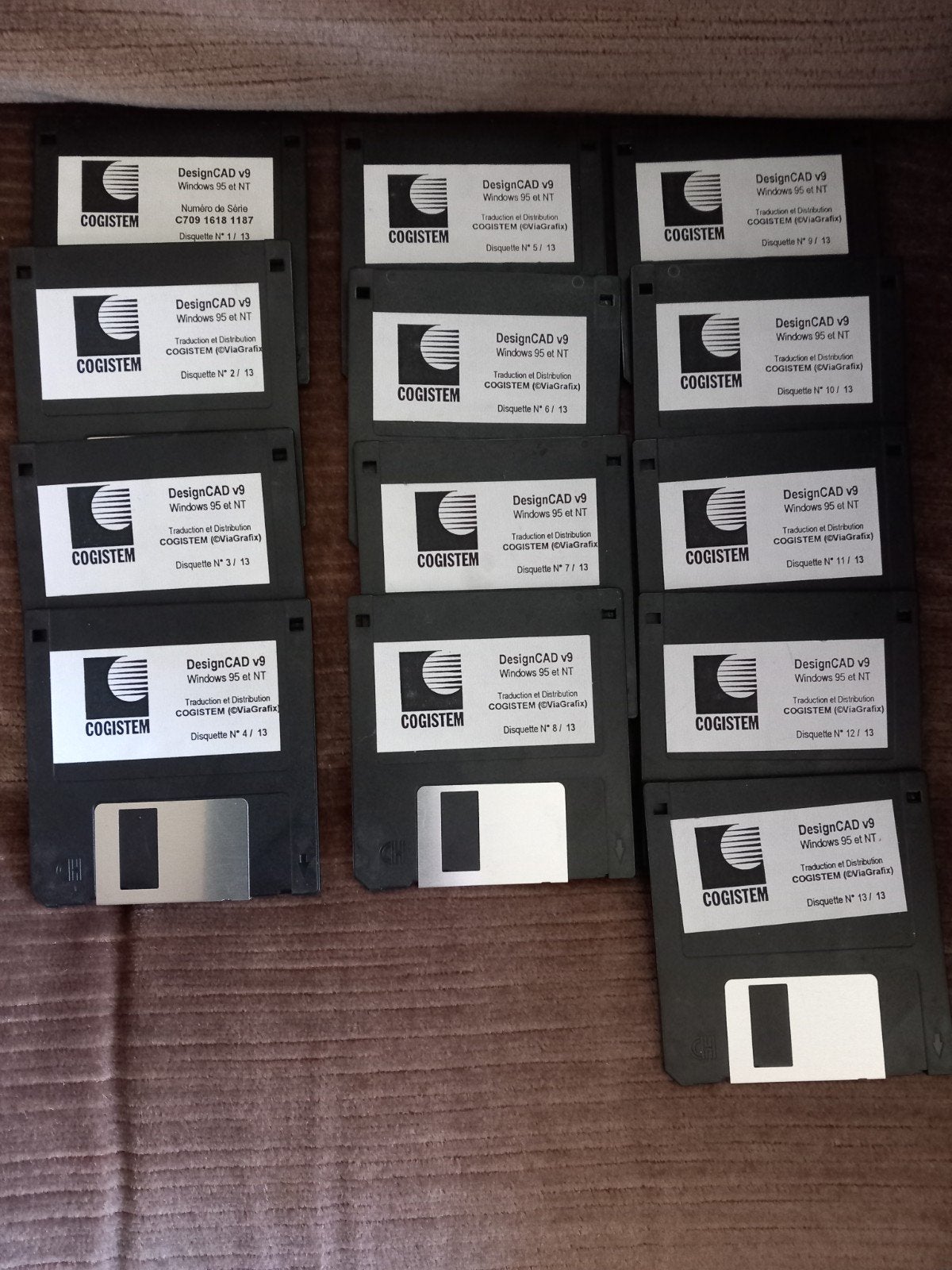 Allemaal diskettes -> hele pakket samen 10€, Computers en Software, Besturingssoftware, Ophalen, Zo goed als nieuw