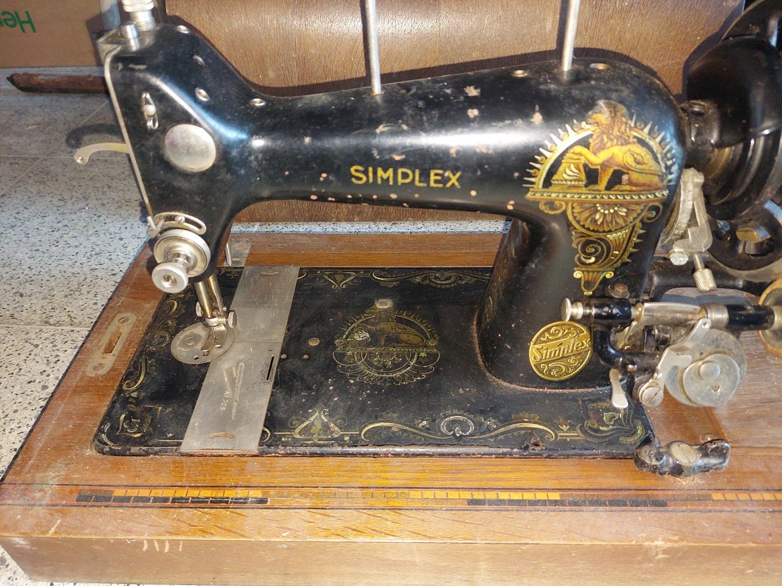 antieke naaimachine simplex, Antiek en Kunst, Ophalen