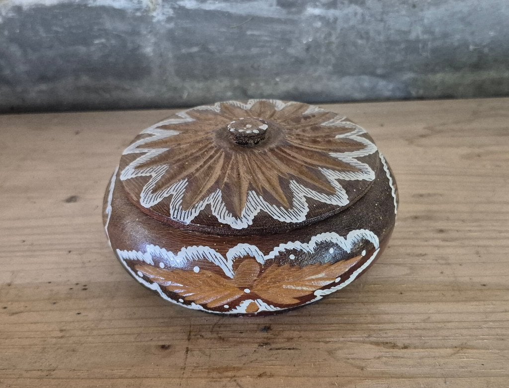 Coffret vintage en bois, Enlèvement ou Envoi