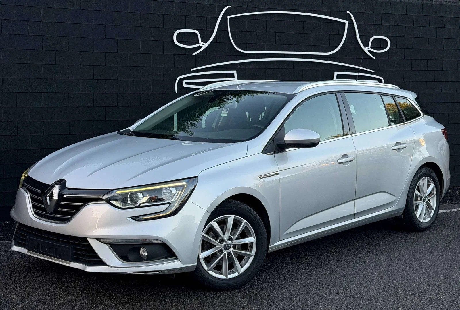 Renault Mégane SW 1.33i EDC+BOITE AUTO+NAVI+AIRCO+JANTES+EU, Autos, Achat, Euro 6, Entreprise, Noir