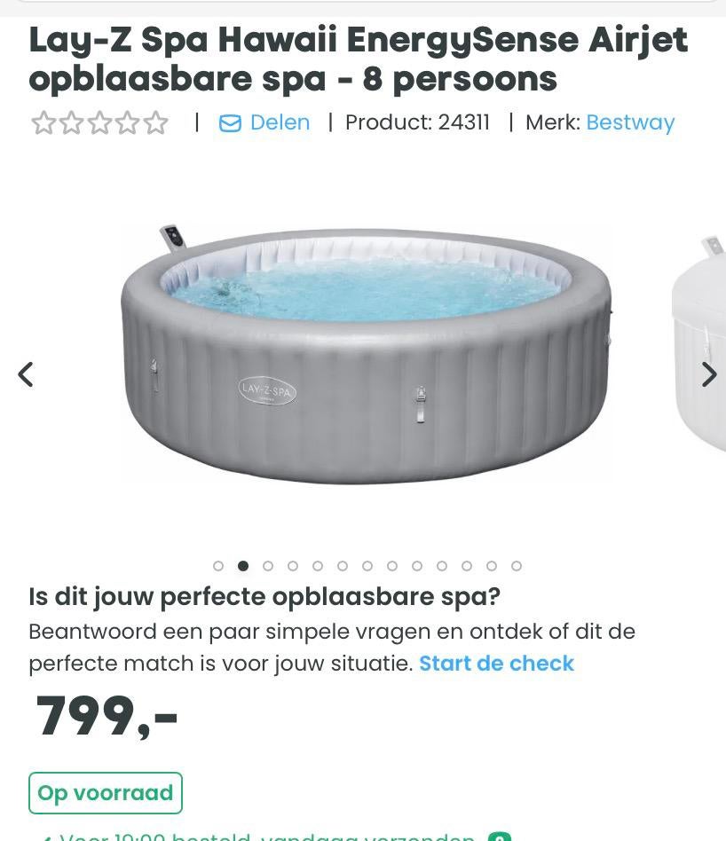 Zo goed als nieuwe  jacuzzi 8personen, Ophalen of Verzenden, Zo goed als nieuw, Pomp