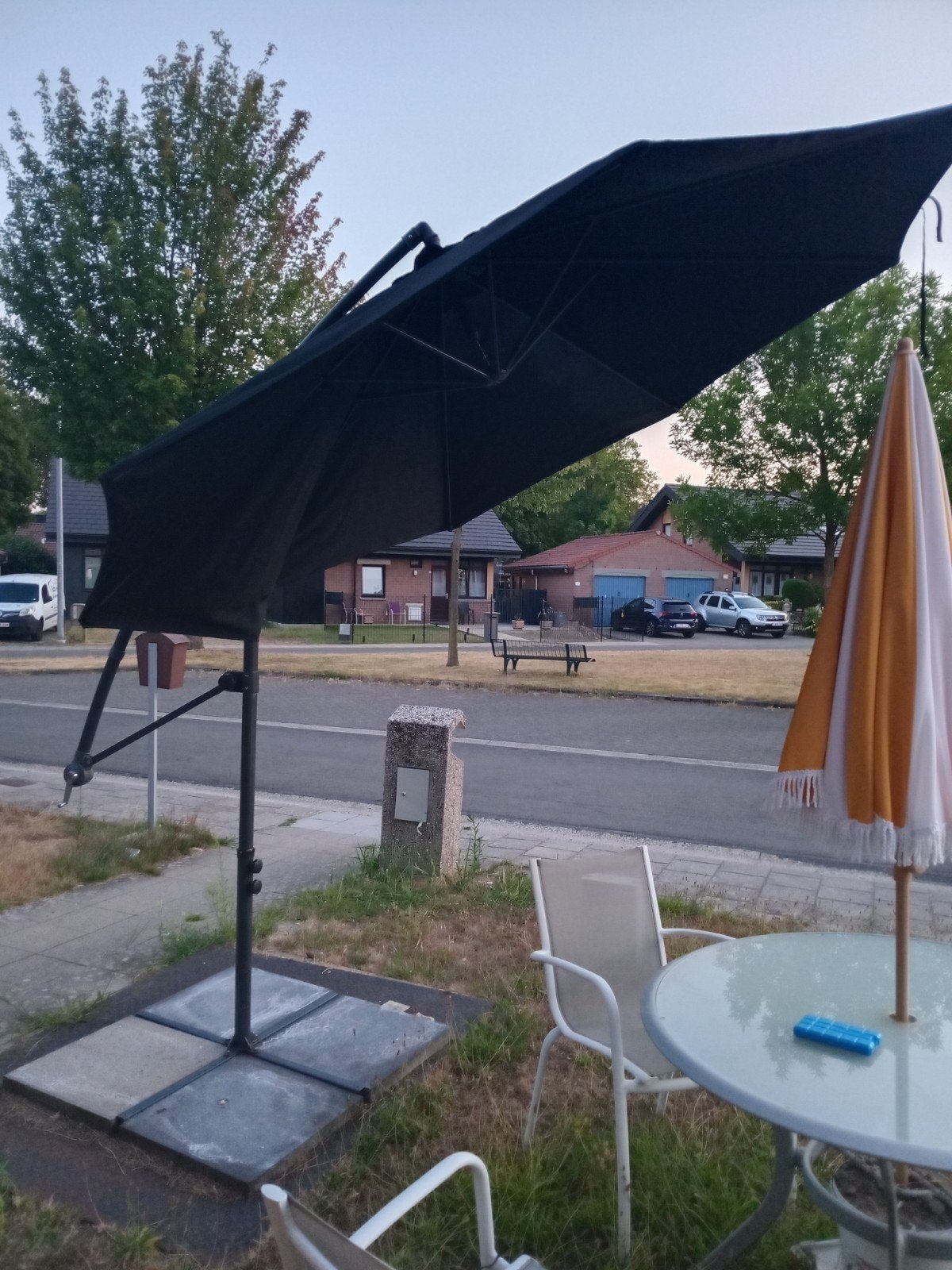 parasol, Jardin & Terrasse, Parasols, Enlèvement, Comme neuf, Parasol flottant