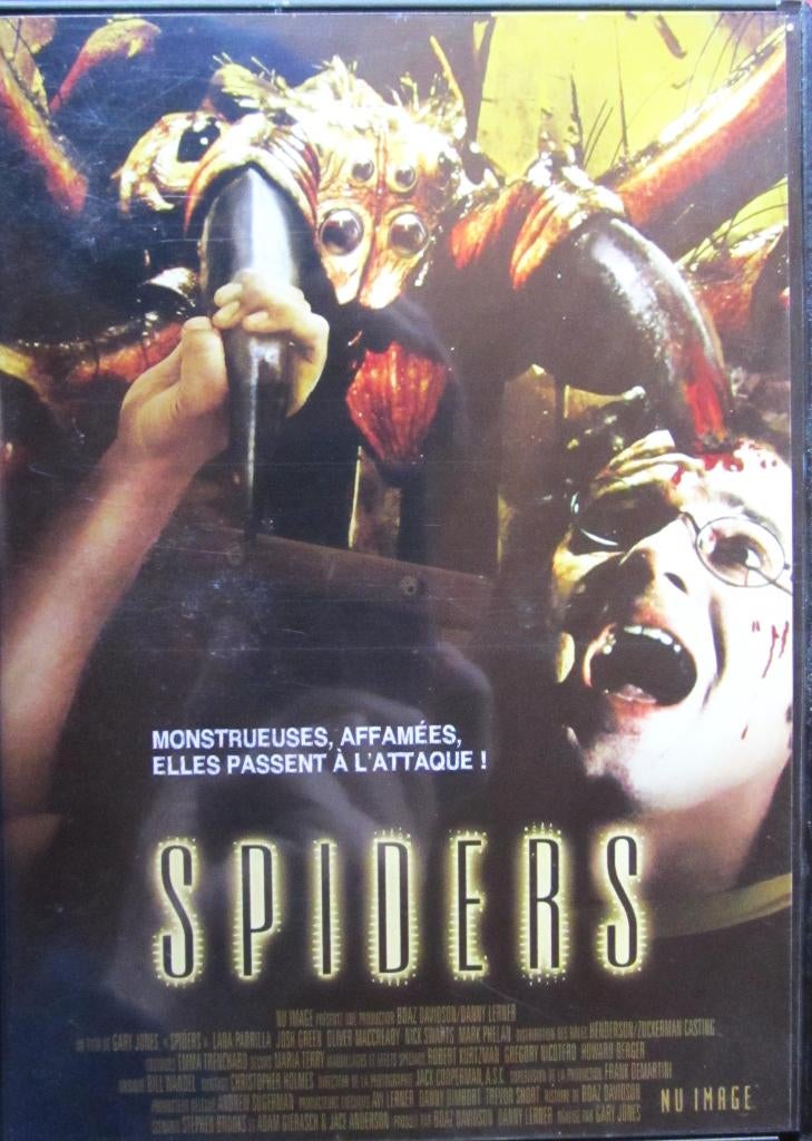 DVD HORROR- SPIDERS (GEEN NED. ONDERTITELING), Alle leeftijden, Ophalen of Verzenden, Zo goed als nieuw, Monsters