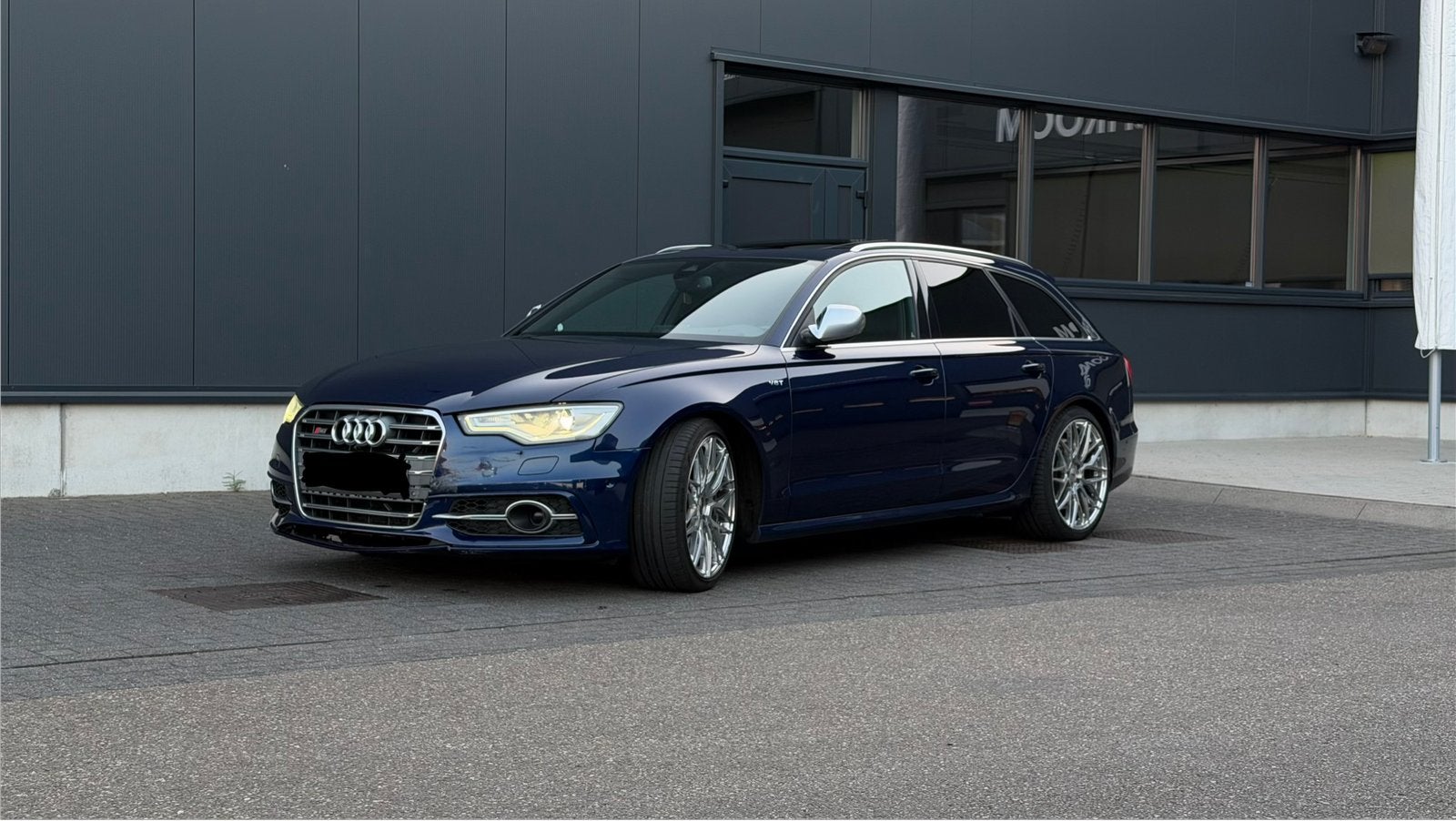 Audi S6 C7 4.0TFSI Avant V8T | Full Option | Miltek | Schade, Auto's, Audi, Automaat, 4000 cc, Blauw, Leder