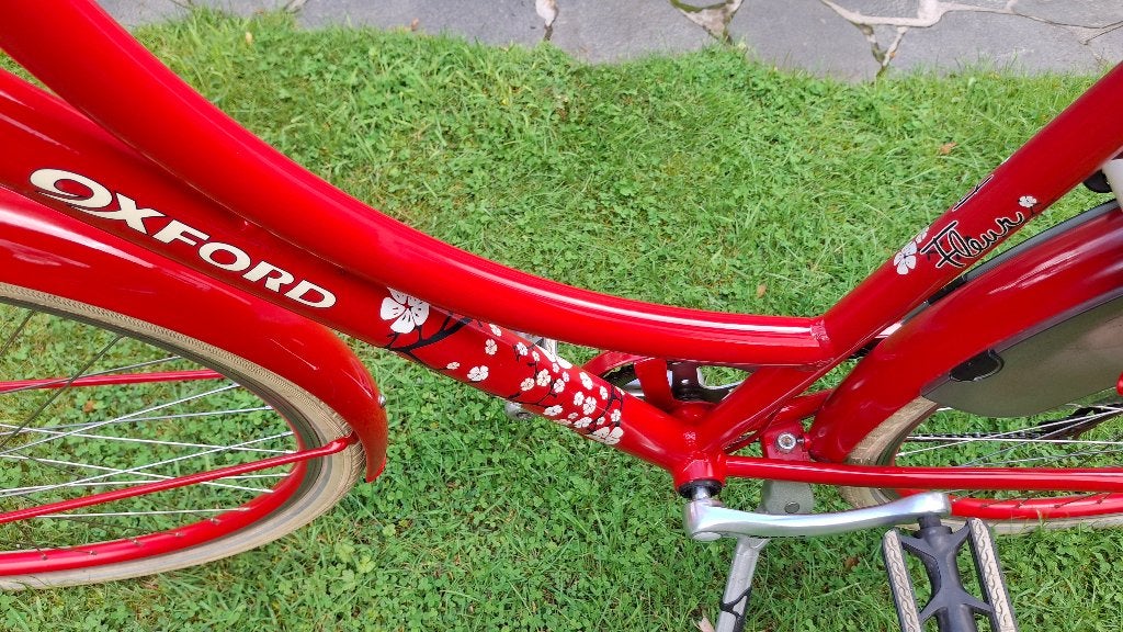 2,5 jarige Oxford Fleur alum. meisjesfiets aan 60% KORTING, Frein sur jante, 26 pouces ou plus, Frein à main, Comme neuf