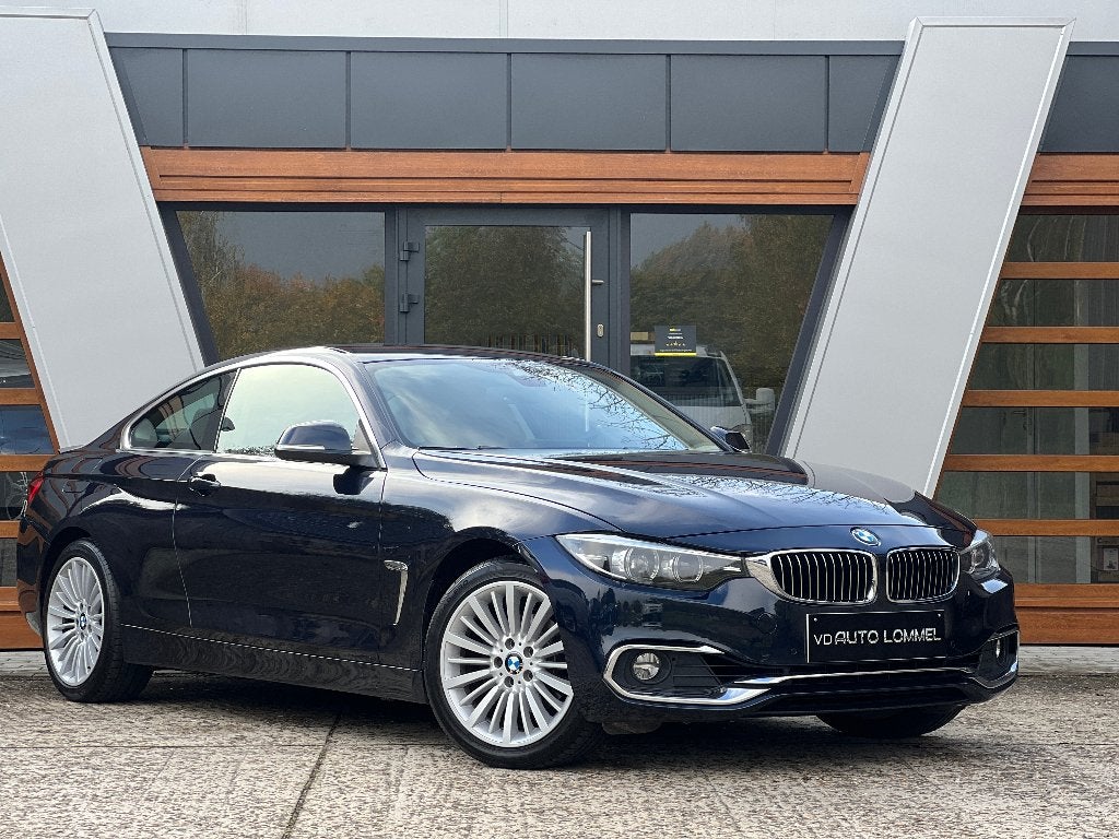 BMW 420i Coupé xDrive - AUTOMAAT/ LED/ HARMAN KARDON, Automaat, 4 cilinders, Blauw, Vierwielaandrijving