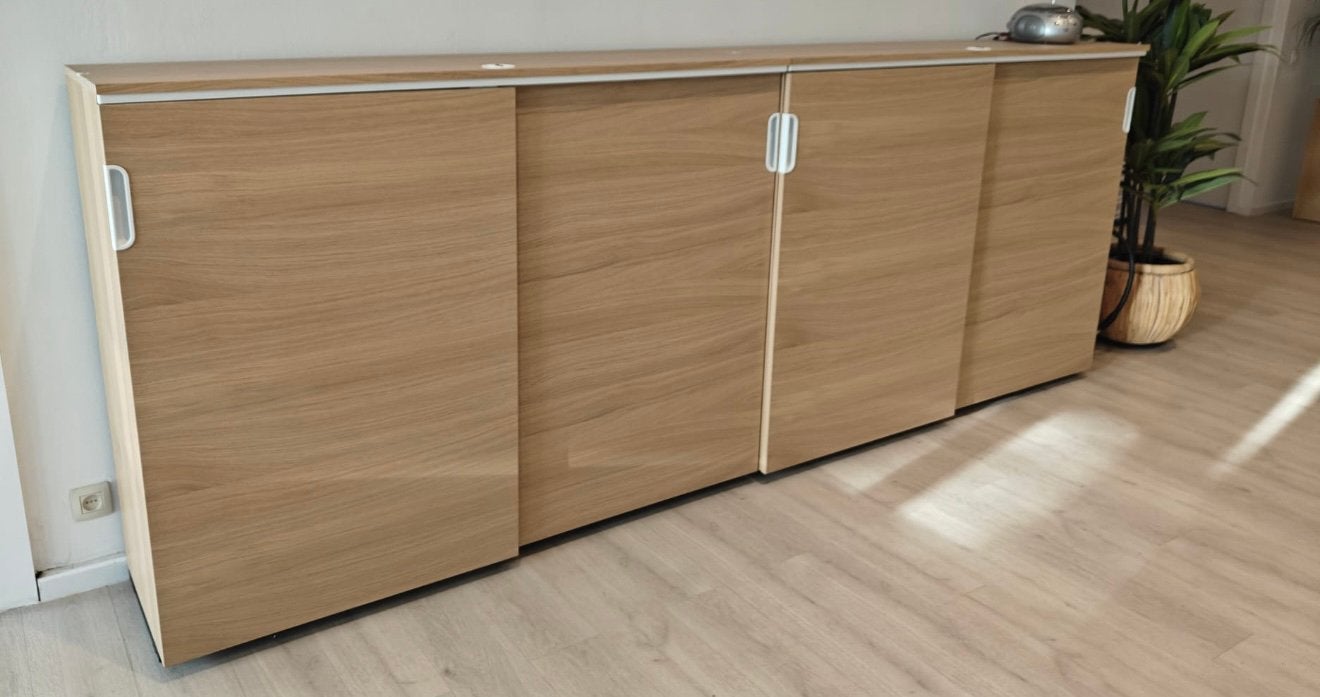 Ladenkast met schuifdeuren, Huis en Inrichting, Ophalen, Zo goed als nieuw