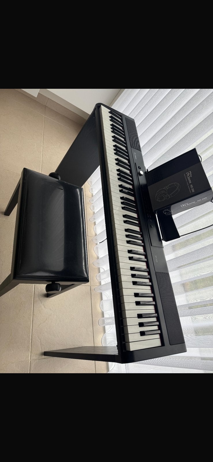 Thomann SP-320 digital piano bundel, Muziek en Instrumenten, Ophalen, Zo goed als nieuw, Zwart, Piano