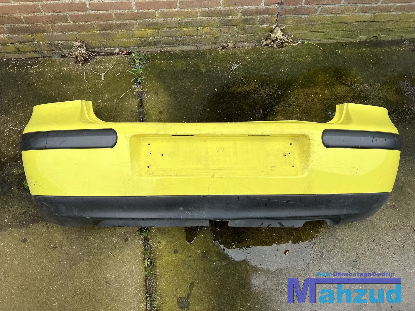 VW GOLF 4 Geel achterbumper 1997-2003, Arrière, Pare-chocs, Volkswagen, Volkswagen AG