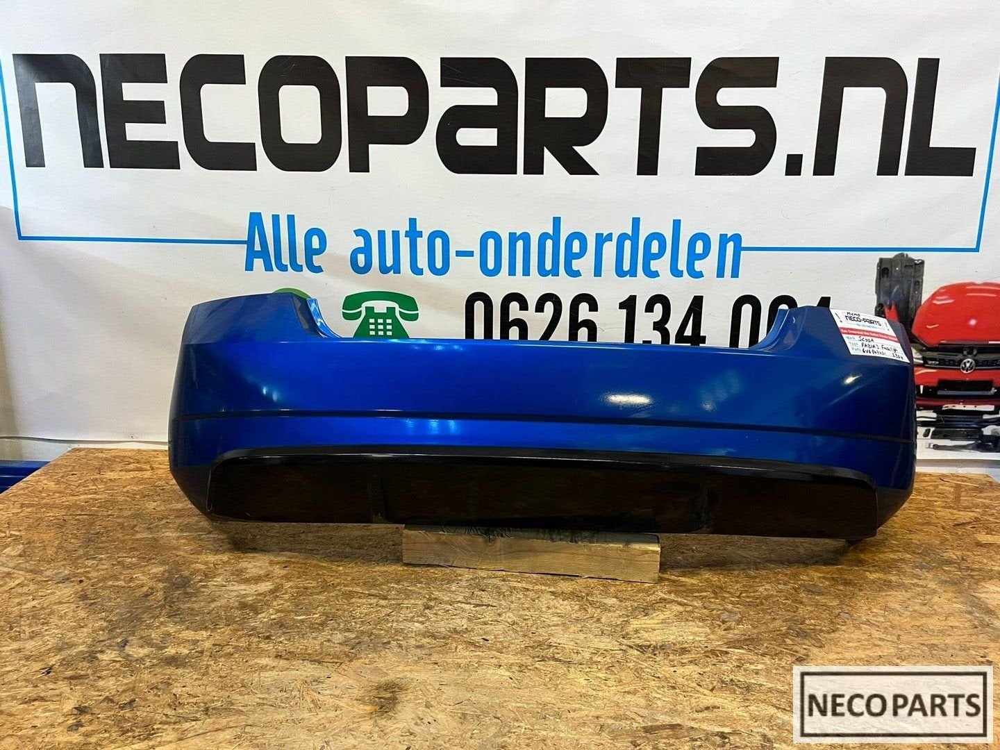 SKODA FABIA 3 ACHTERBUMPER BUMPER ORIGINEEL, Gebruikt, -, -, Ophalen of Verzenden