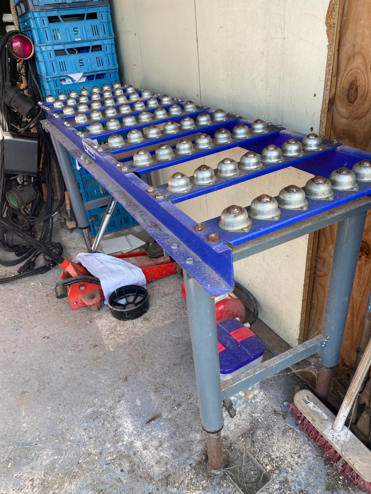 Table avec rouleau a bille, Enlèvement, Utilisé