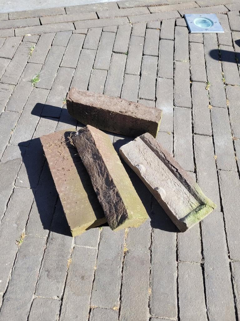 Terras of rustieke gevelsteen, Ophalen