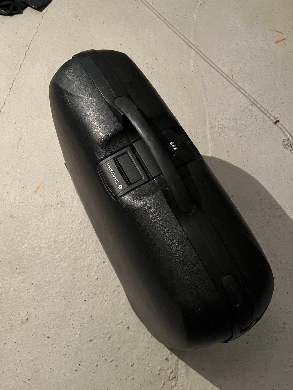 Reiskoffer Samsonite, Ophalen, Gebruikt, Zwart, Wieltjes