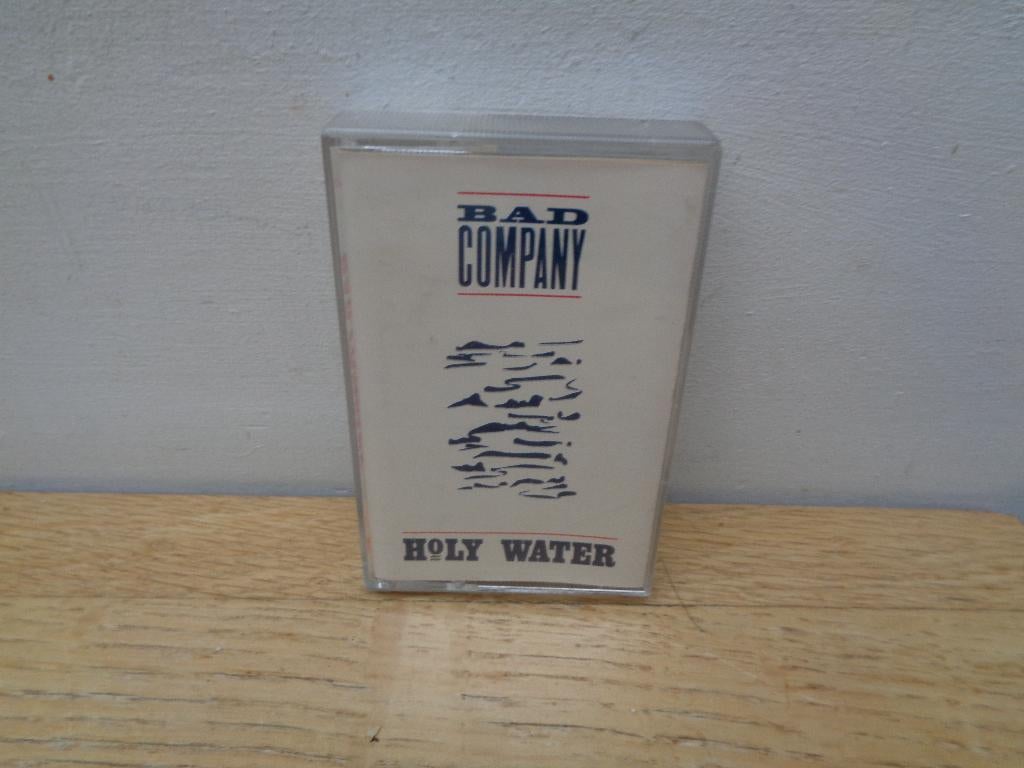Bad Company cassette "Holy Water" [USA-1990), Originale, Utilisé, 1 cassette audio, Rock en Metal
