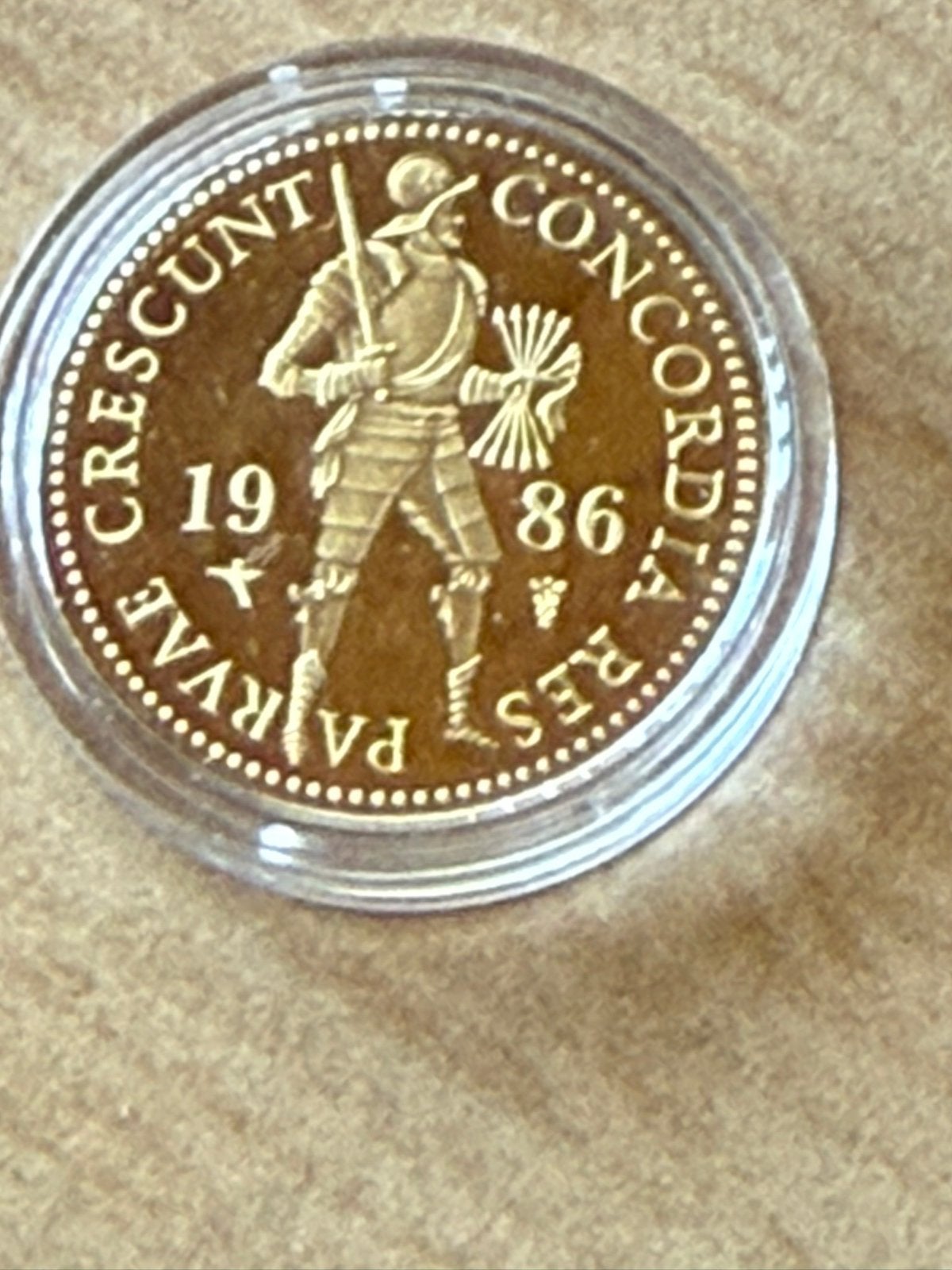 Enkele gouden dukaat 1986, Ophalen of Verzenden, Goud
