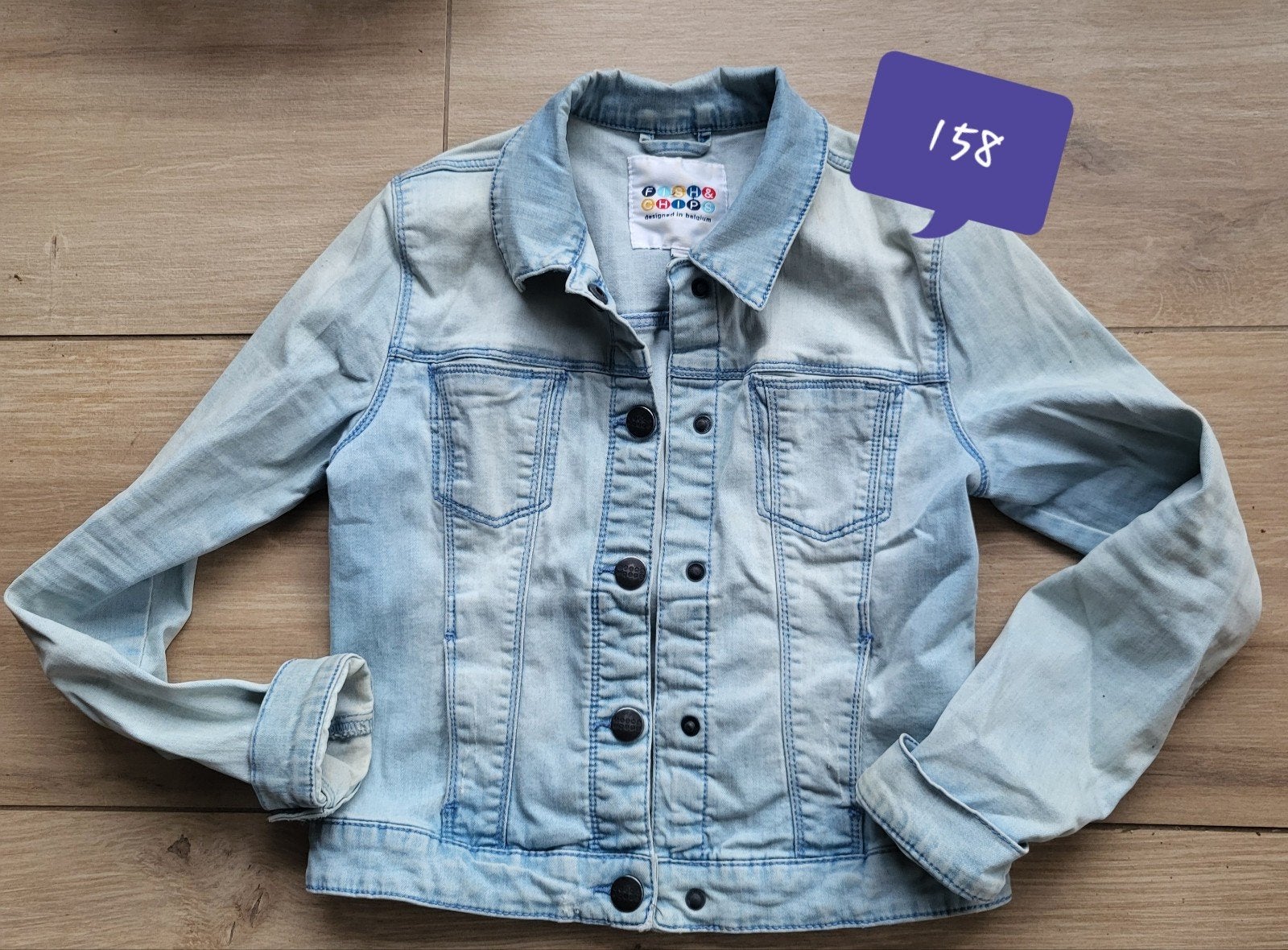 Veste en jeans, Kinderen en Baby's, Kinderkleding | Maat 158, Ophalen