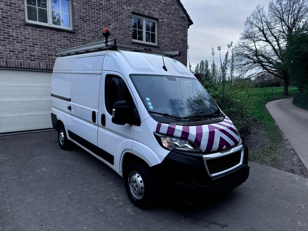 Peugeot Boxer 2.2hdi,BTW,220v,Airco,Cruise,navi, Auto's, Multifunctioneel stuurwiel, Euro 6, 4 cilinders, Particulier