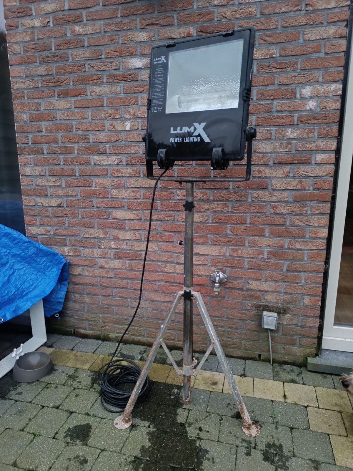 Werflamp, Ophalen